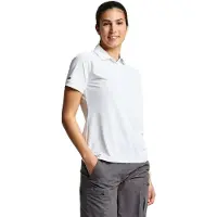 Slam Active Tech Pique Uv Short Sleeve Polo Wit M Vrouw
