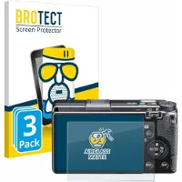 BROTECT - Screenprotector voor Ricoh GR IIIx HDF - Folie Beschermfolie Beschermglas matte 3 Stuks