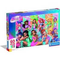 Clementoni - Puzzel - 60 Stukjes - Winx Club - Super Color - Maxi - vanaf 4 jaar