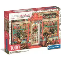 Clementoni legpuzzel speelgoedwinkel kerst - 1000 stukjes puzzel.