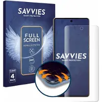 Savvies - Screenprotector voor Vivo X100 Ultra - Folie Beschermfolie transparant volledig dekking 4 Stuks