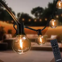 LEDVION - Dimbaar Lichtsnoer Buiten 42M - 75 LED Lampen - IP54 Waterdicht - 2200K - Warm Wit - Tuinverlichting Sfeerverlichting