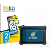BROTECT - Screenprotector voor iCarsoft CR Eagle - Folie Beschermfolie transparant 2 Stuks
