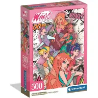 Clementoni - Puzzel - Winx Club - 500 stukjes - Met poster - vanaf 8 jaar