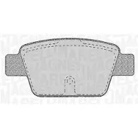 MAGNETI MARELLI Remblokkenset, schijfrem 363916060125