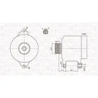 MAGNETI MARELLI 063731283010 Dynamo / Alternator