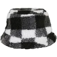 Urban Classics Hoed donkergrijs / zwart / wit