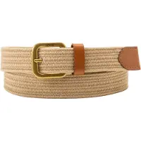 Levi's Stretch Woven Belt Khaki Size: 90 | Belts Outlet | Heren | Beige
