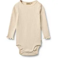 Wheat Rompertje/body 'Rie' beige