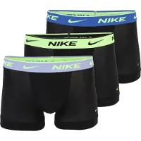 Nike Underwear Boxershorts 'Everyday' blauw / limoen / lavendel / zwart
