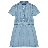 GUESS Korte jurk COTTON LIGHT DENIM kind 12 ans