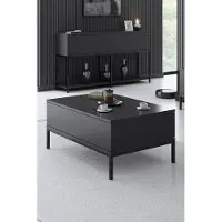 Skye Decor Moderne Antraciet Zwarte Salontafel van Woody Fashion.
