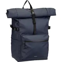 Sandqvist - Fietsforensen - Stream Rolltop Backpack L Navy voor Unisex van Gerecycled Polyester - Marine blauw