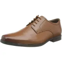 Clarks Clarksvoor mannen. 26162017 Howard Walk bruin leren schoenen (41.5), Leer, Plat, Veters, Casual