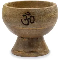 Ancient Wisdom - Wierook - Grote rituele wierookkegelhouder 11x10 cm - wierookhouder - geur - aroma - handgemaakt - India - stokjes - brander
