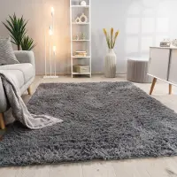 Paco Home Hoogpolig Vloerkleed Woonkamer Vacht Imitatiebont Shaggy Wollig Eenkleurig 200x280 cm