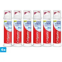 Colgate Cool Stripe Tandpasta 6 x 100 ml – 6 Stuks – Fluoride – Fresh Breath – Cavity Protection