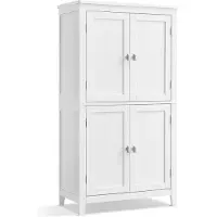 Hoppa! Vloerkast - Wit - MDF - 30 x 60 x 110 cm (B x D x H)