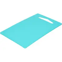 PlasticForte Keuken Snijplank - blauw - 27 x 16 cm - kunststof - voor groente, fruit, vlees en vis