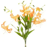 Viana Kunstmatige lelies, decoratie voor bruiloften en evenementen, 77 cm, 4
