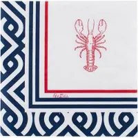 Givi Italia Strand servetten - 16x - nautisch/maritiem - 3 laags - 33 x 33 cm - feest/verjaardag servetten - zomer