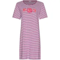 Pastunette - Nachthemd - Paradise Pink - Organisch Katoen - Bourdeaux/Wit- Maat 42