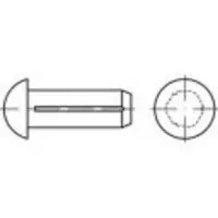 Toolcraft TO-5451831 Halfronde kerfnagel 1.6 mm 500 stuk(s)
