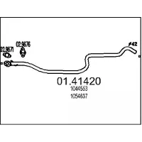 MTS 01.41420 Voorpijp