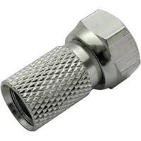 Schwaiger FST7510241 F-stekker Aansluitingen: F-stekker Kabeldiameter: 7.5 mm 10 stuk(s)