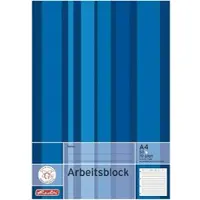 Herlitz 215418 schrijfblok & schrift A4 50 vel Meerkleurig