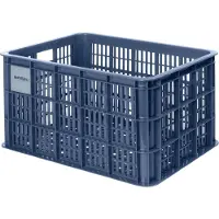 Basil Fietskrat L - Groot - 40 Liter - Blauw