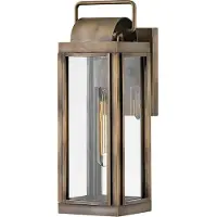 HINKLEY LED Wand Buitenlamp Sag Harbor | 1X E27 Max 60W | IP44 | Dimbaar | Painted Burnished Bronze