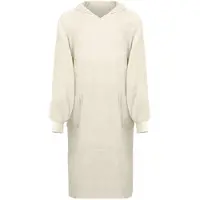 vidaXL Deken hoodie KINN Crème XL Katoen