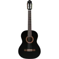 Javier Enriques CAG-85BK Black 4/4-formaat klassieke gitaar met ceder top