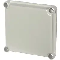 Fibox Cover, PC Grey 3730096 Universele behuizing 280 x 280 x 30 Polycarbonaat Grijs-wit (RAL 7035) 1 stuk(s)