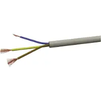 VOKA KABELWERK H05VVF3X15 Geïsoleerde kabel H03VV-F 3 x 1.5 mm² Zwart 100 m