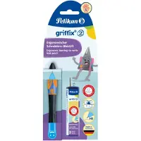 Pelikan Griffix vulpotlood - Linkshandig - Zwart/Blauw