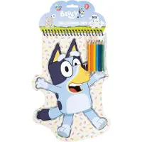 Creative Craft Group Bluey - Kleurblok 2D Pagina's - Inclusief 6 Potloden
