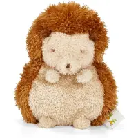 Bunnies By The Bay Smidgen de Egel knuffel - knuffeldier - geborduurde details - 20 cm - bruin