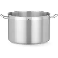 Hendi Kookpan roestvast staal zonder deksel - 23,2 L - 36x23,6 cm - meerlagenbodem - inductie