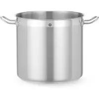 Hendi Hoge kookpan zonder deksel - rvs - 15,9 l - diameter 28 cm, hoogte 26,6 cm - inductie