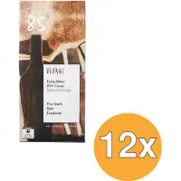 Vivani 12x Chocolate Bar Fine Dark 85% Cacao Santo Domingo (80 gr)