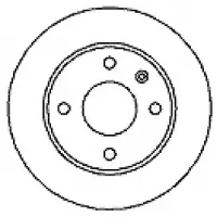 MAPCO 15726 Remschijf