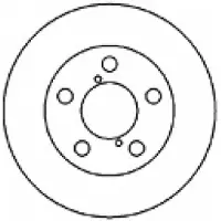 MAPCO 25580 Remschijf