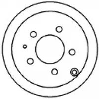 MAPCO 25532 Remschijf