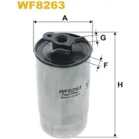WIX FILTERS WF8263 Brandstoffilter