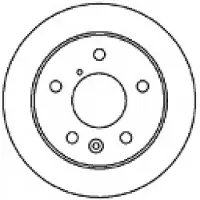 MAPCO 25537 Remschijf