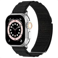 Accezz Nylon Alpine bandje voor de Apple Watch | 44/45/46/49 mm - Zwart