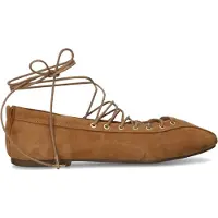 Toral Dames Ballerina's Janis - Camel - Maat 38