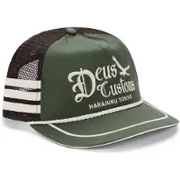 Deus Cap Unisex Beep-Beep Trucker Pine Green